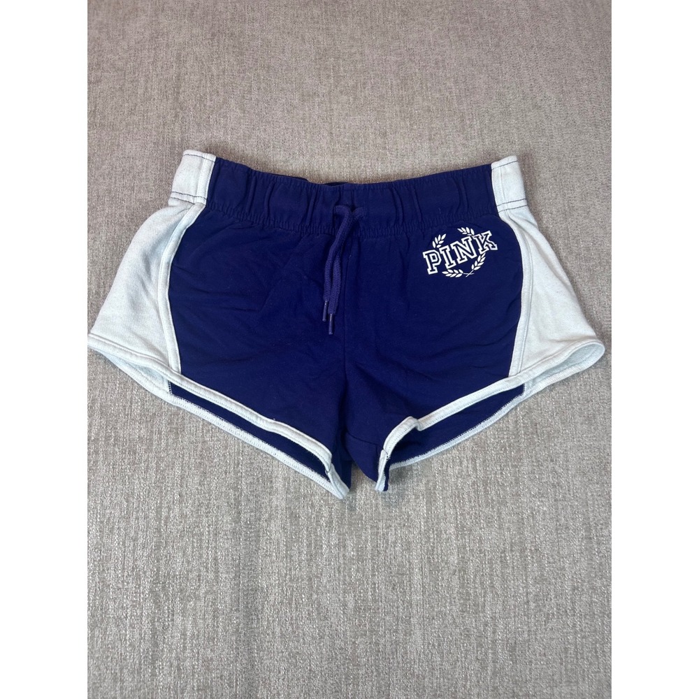 Victoria's Secret PINK Navy Blue White Lounge Shorts Y2K Small
